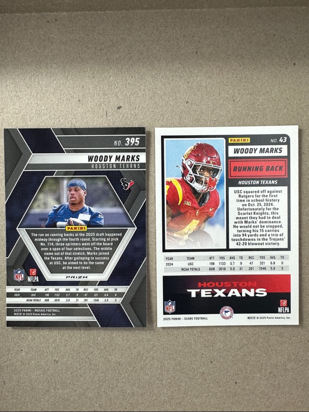 Texans Nico Collins/Andre Johnson/Tank Dell & CJ Stroud/Marks Rookies lot of 17 - Picture 15 of 15
